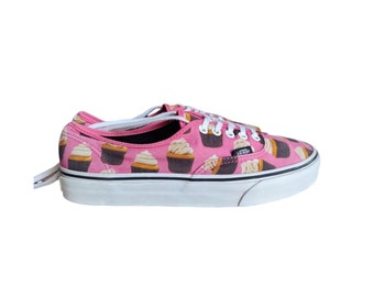 Vans vintage low sneakers with laces ice cream pink EU 40.5 US wo's 9.5 US mens 8