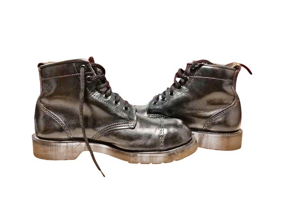 Dr Martens Vintage Black Ankle Boots EU 39 UK 6 Made in  display picture 3