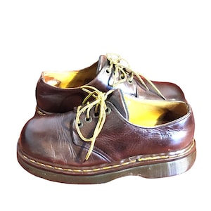 Dr Martens vintage brown shoes made in England UK 7 EU 41