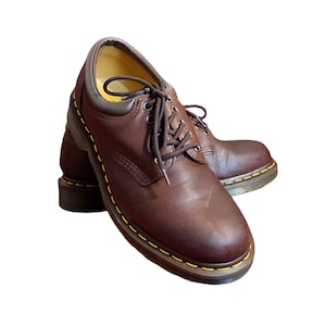 Dr Martens vintage Brown leather shoes UK 8 EU 42 style 11849