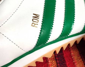 Adidas Originals Rom White and Green EU 42 2/3 US Vintage