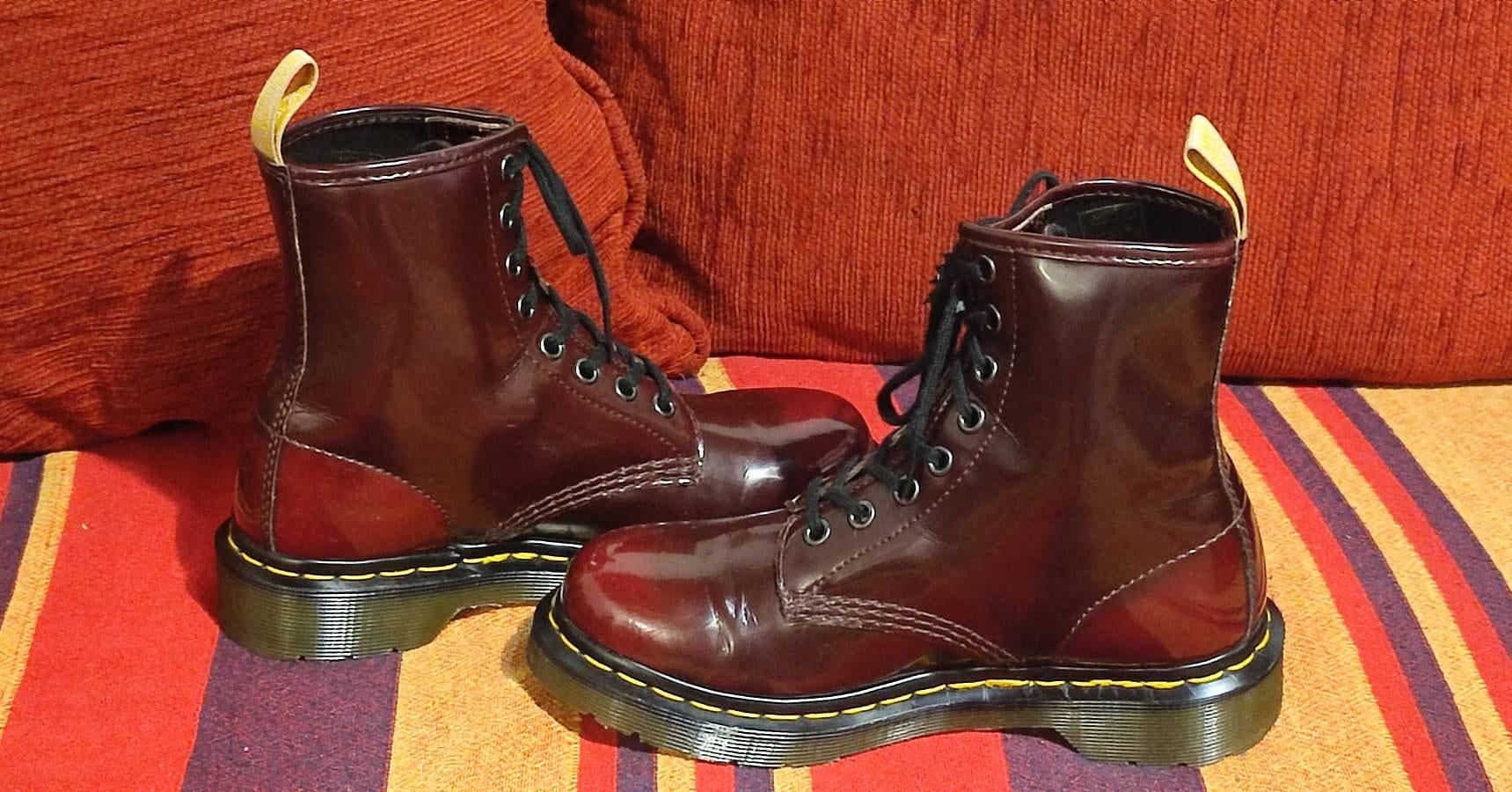 Anfibi clearance bordeaux lucidi