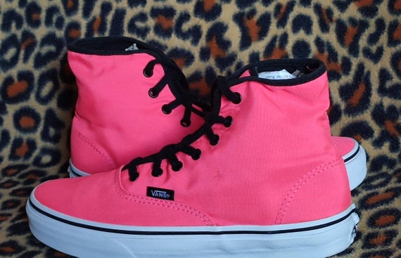 Vans Sneakers Alte Nylon Fuxia Fluo US Wo's 7.5 - Etsy