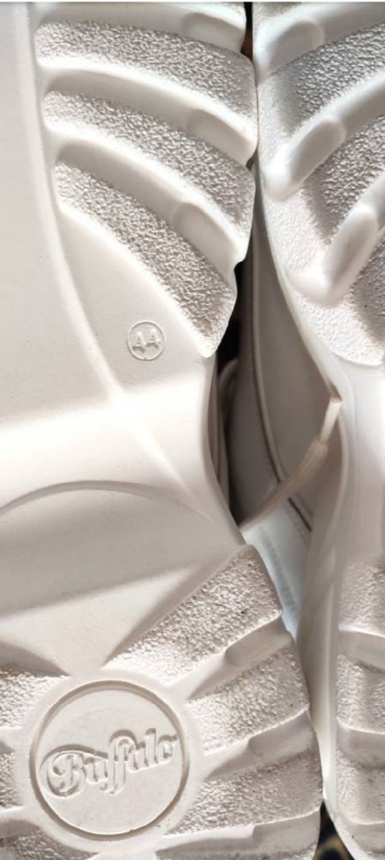 Buffalo London 1339 Sneakers Boots Platform All White 90's Vintage ...