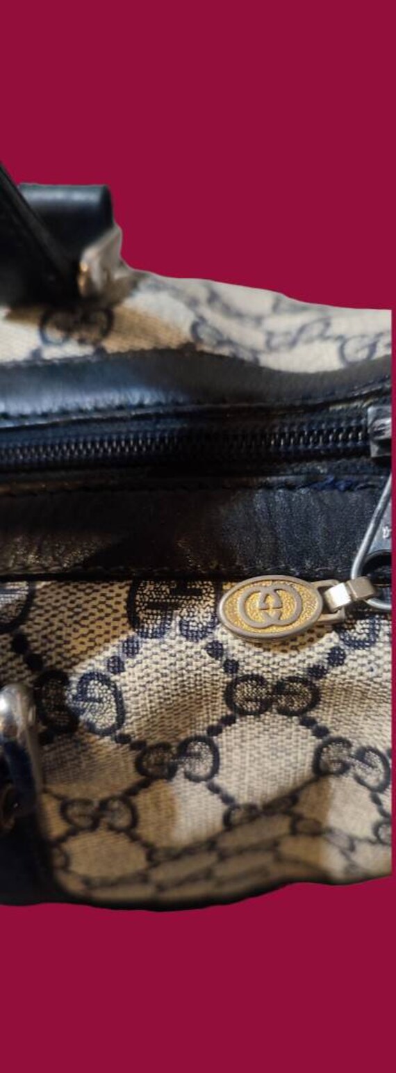 Authentic Vintage GUCCI Boston Doctor Bag Speedy Purse Top Handle Handbag