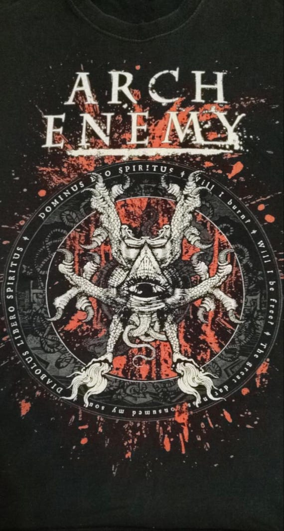 Arch Enemy Summer Tyranny 2009 Vintage T Shirt M Original HS