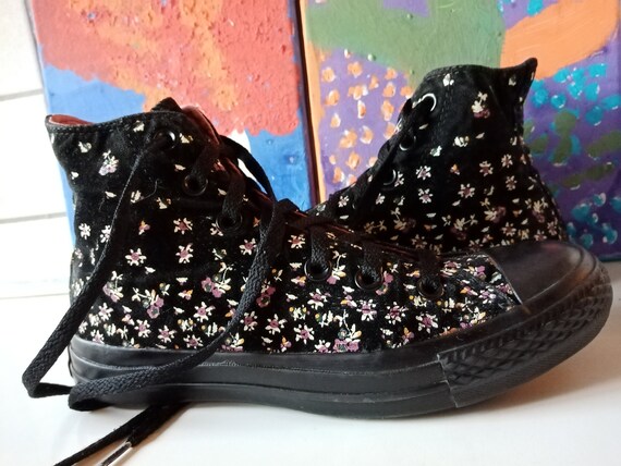 Converse Chucks Velvet and Flowers 37 Winter