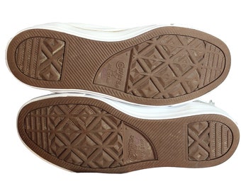 Converse Chuck Taylor Vintage White Fur Leather Winter Sneakers EU