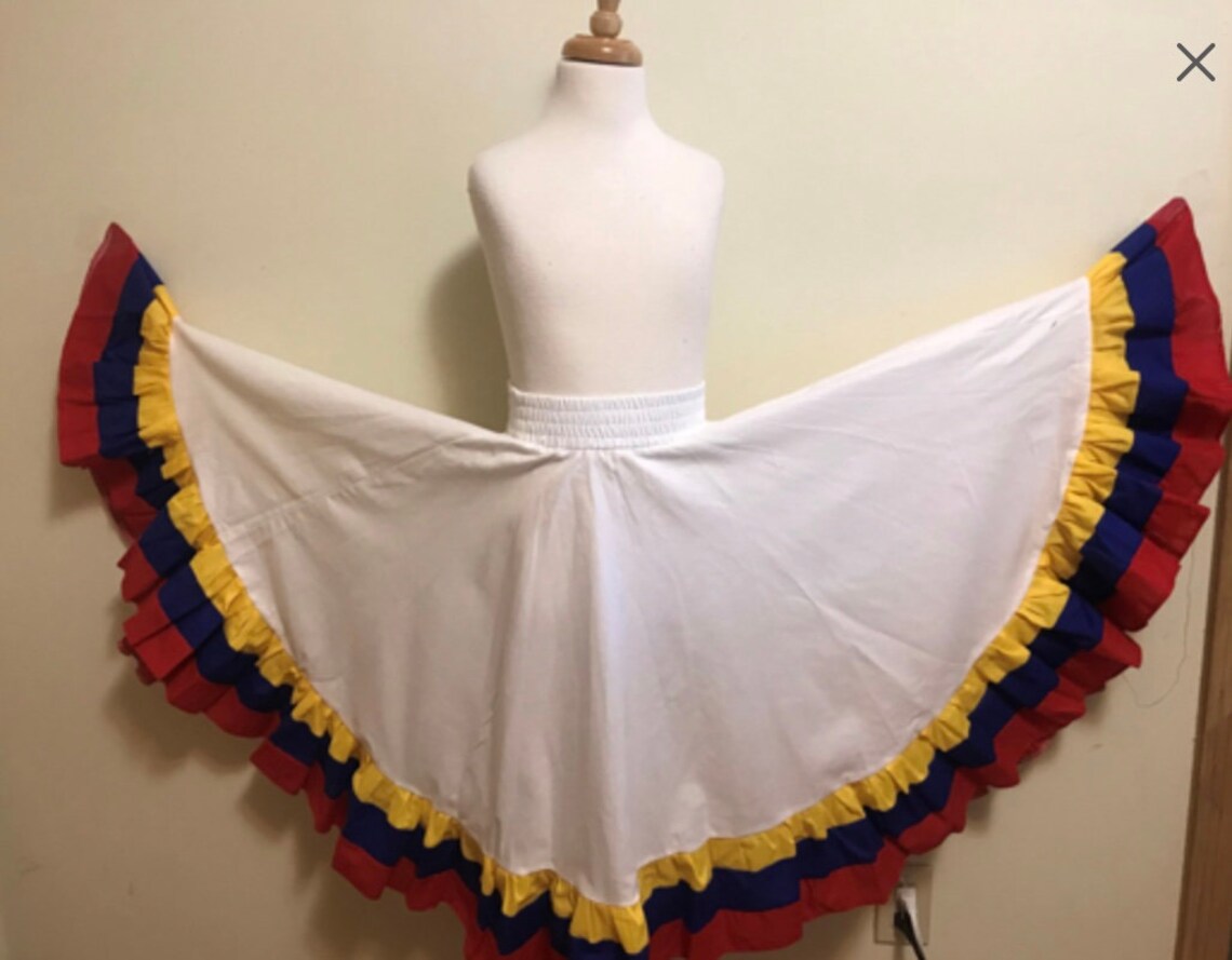 Solo falda VENEZUELA de niña Etsy