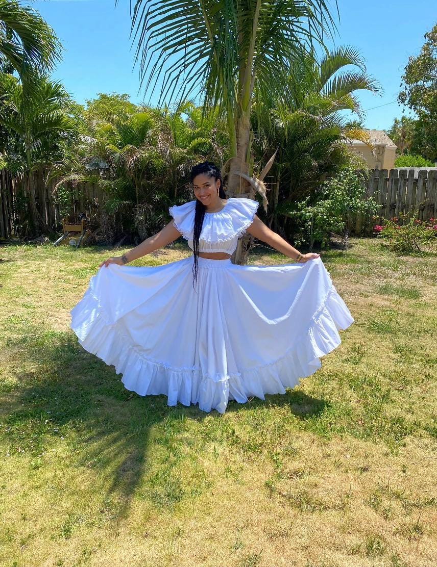 All white bomba y plena set