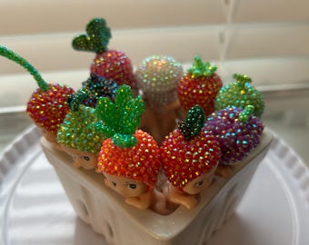 Rhinestoned Sonny Angel figurines