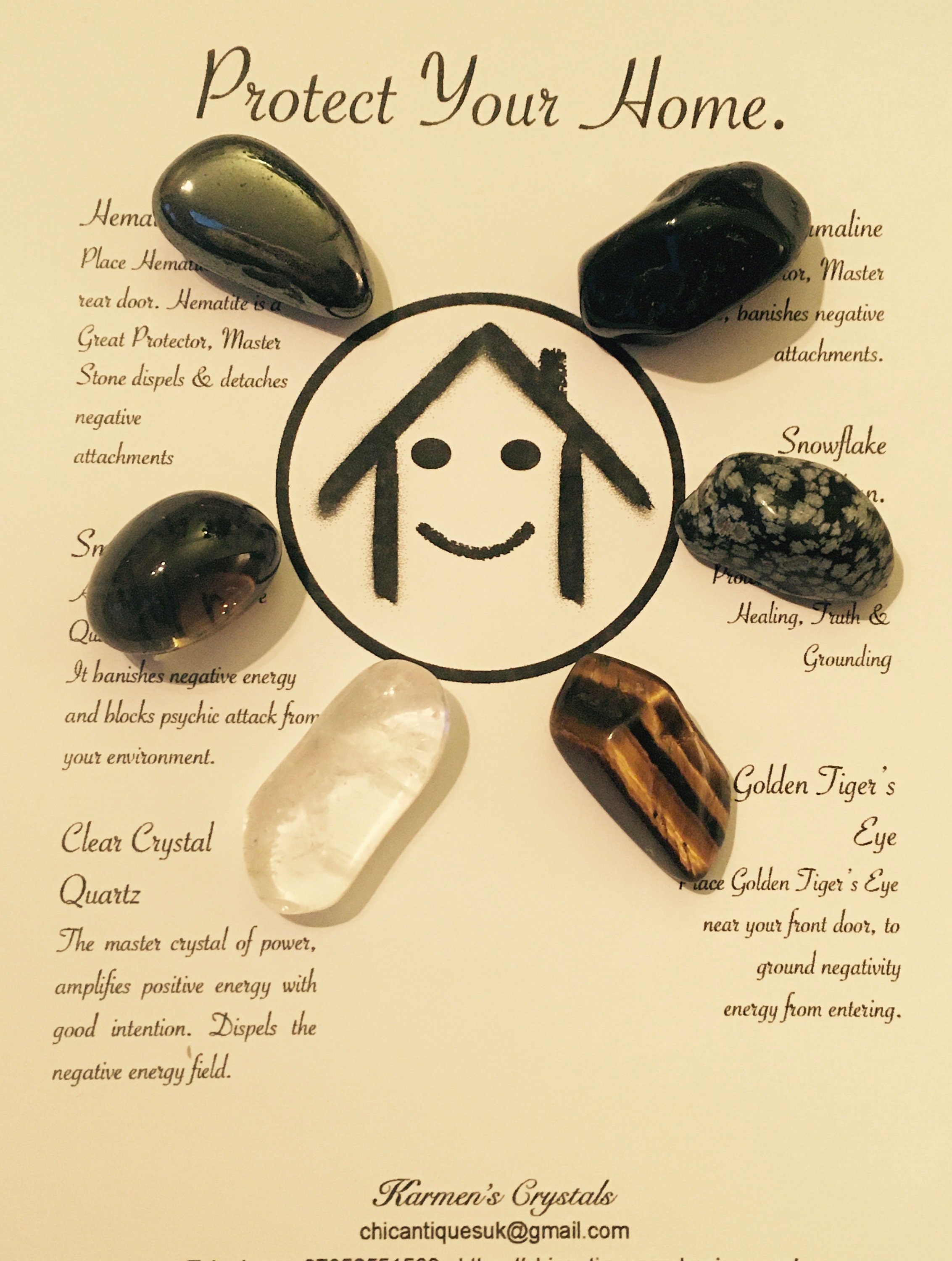 Crystals For Protection Protect Your Home Master Stones For Etsy