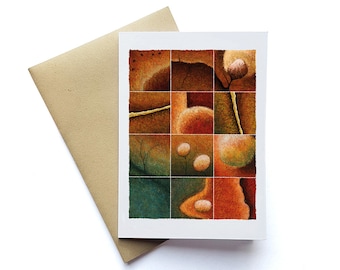 Abstract Blank Greeting Card suitable for any occasion or just add a frame