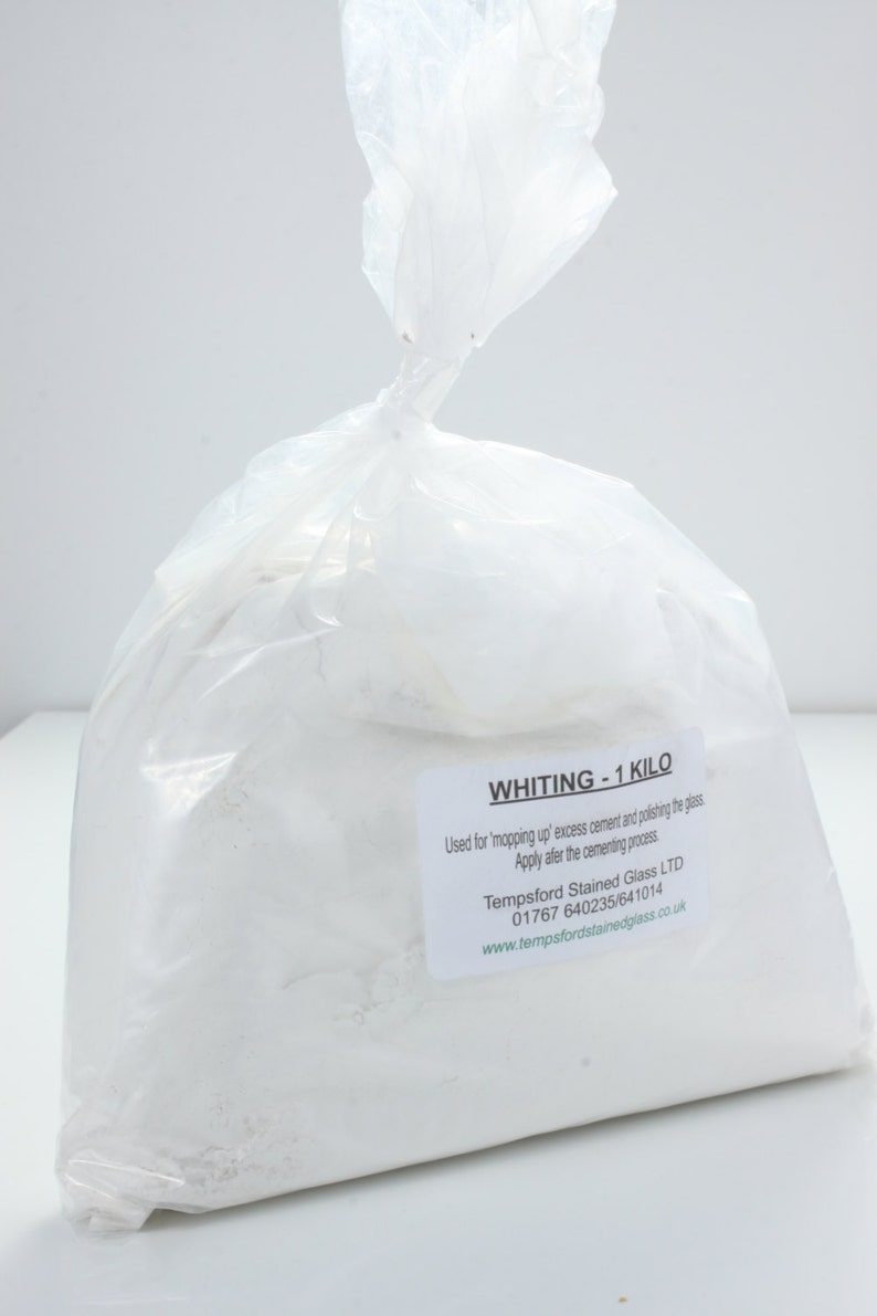 Stained Glass Tools and Supplies Whiting 500g Etsy