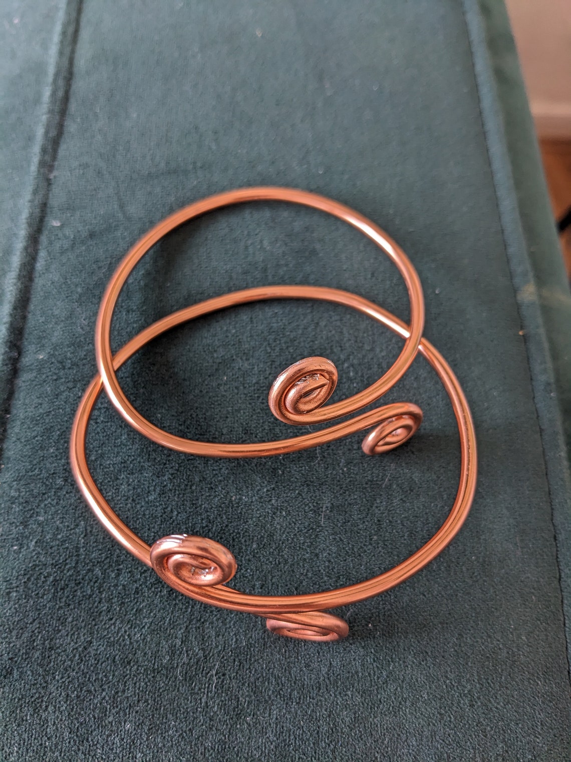 Pair of Grounding Copper Anklets 2 Anklets Etsy