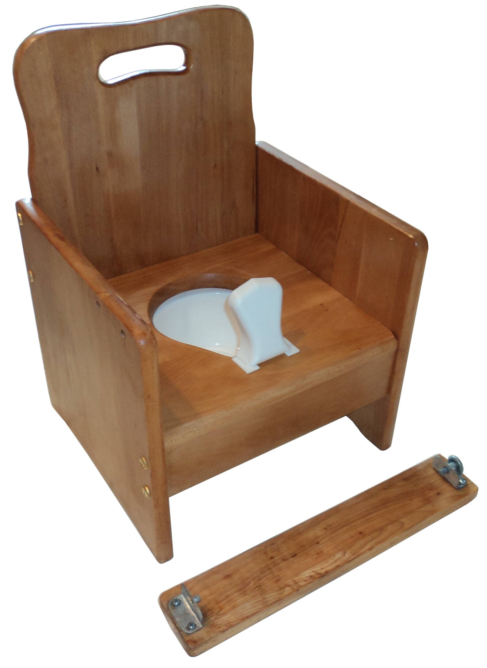 Wooden potty chair with tray /bar old fashioned ready for Etsy