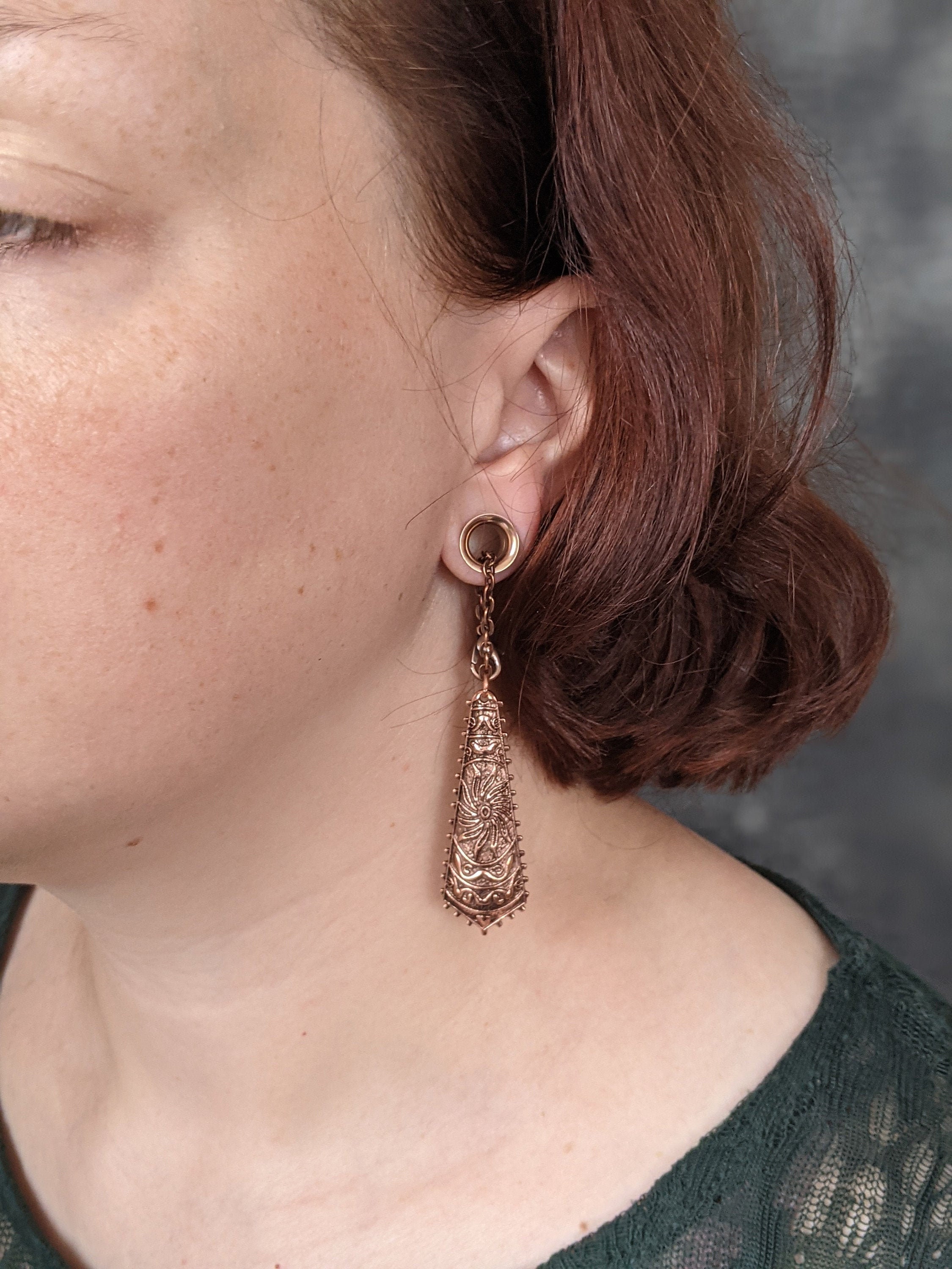 Hanging ear gauges sale