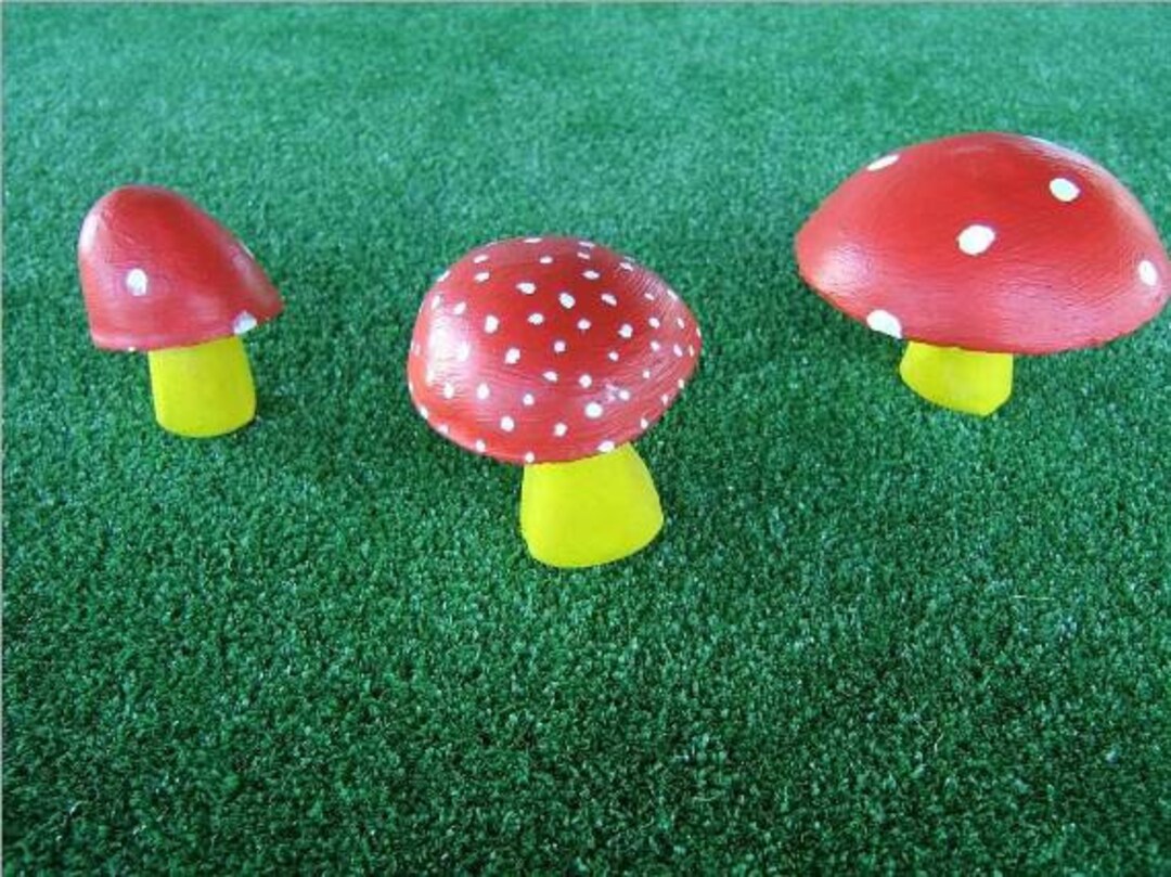 Mushroom Mould Garden Ornament Moulds Mold Concrete Casting Etsy UK