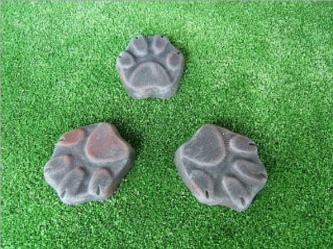 Paw Print POT FEET MOULDS Flower Plant Pot Garden Ornament Etsy