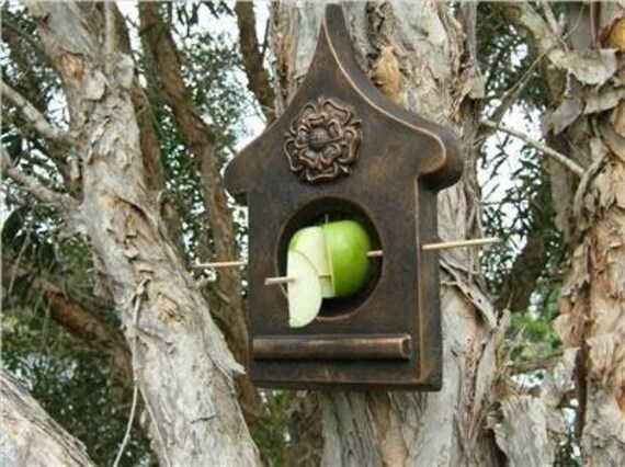Bird Feeder Mould For Concrete Or Cement Etsy