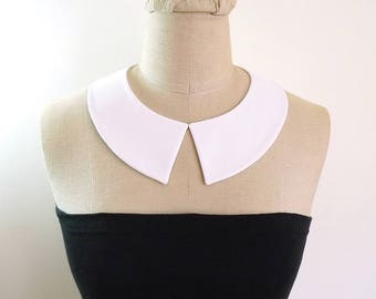 Peter Pan Collar Detachable Collar, white collar necklace