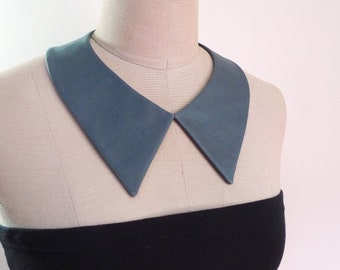 Peter Pan Collar. Grey collar necklace. Detachable Collar,Removable collar