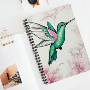 Hummingbird Notebook Student School Supplies Hummingbird Lovers Gift Hummingbird Journal Teacher Notes Shopping List Dream Journal Poetry