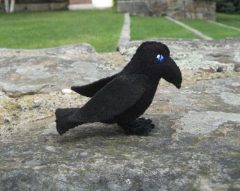 Nevermore Raven felt sewing pattern pdf download