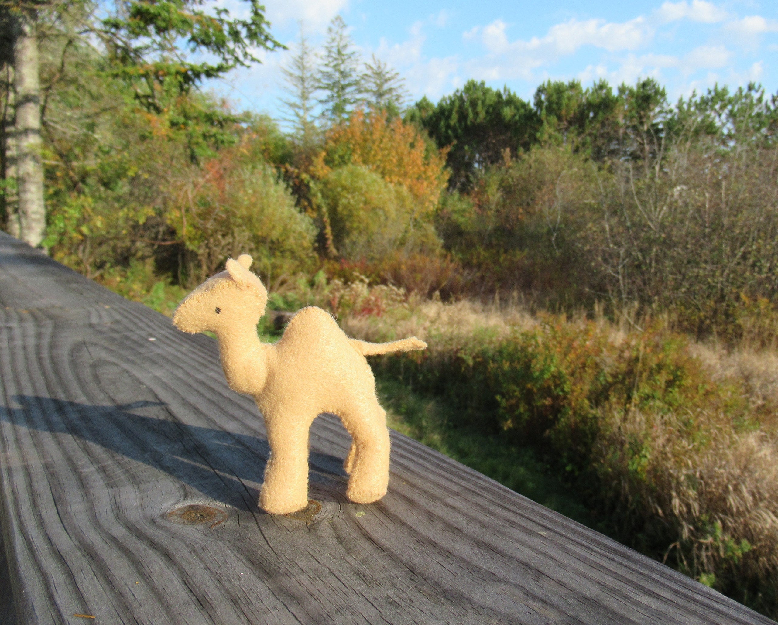 Oasis Camel Felt Sewing Pattern Pdf Download - Etsy