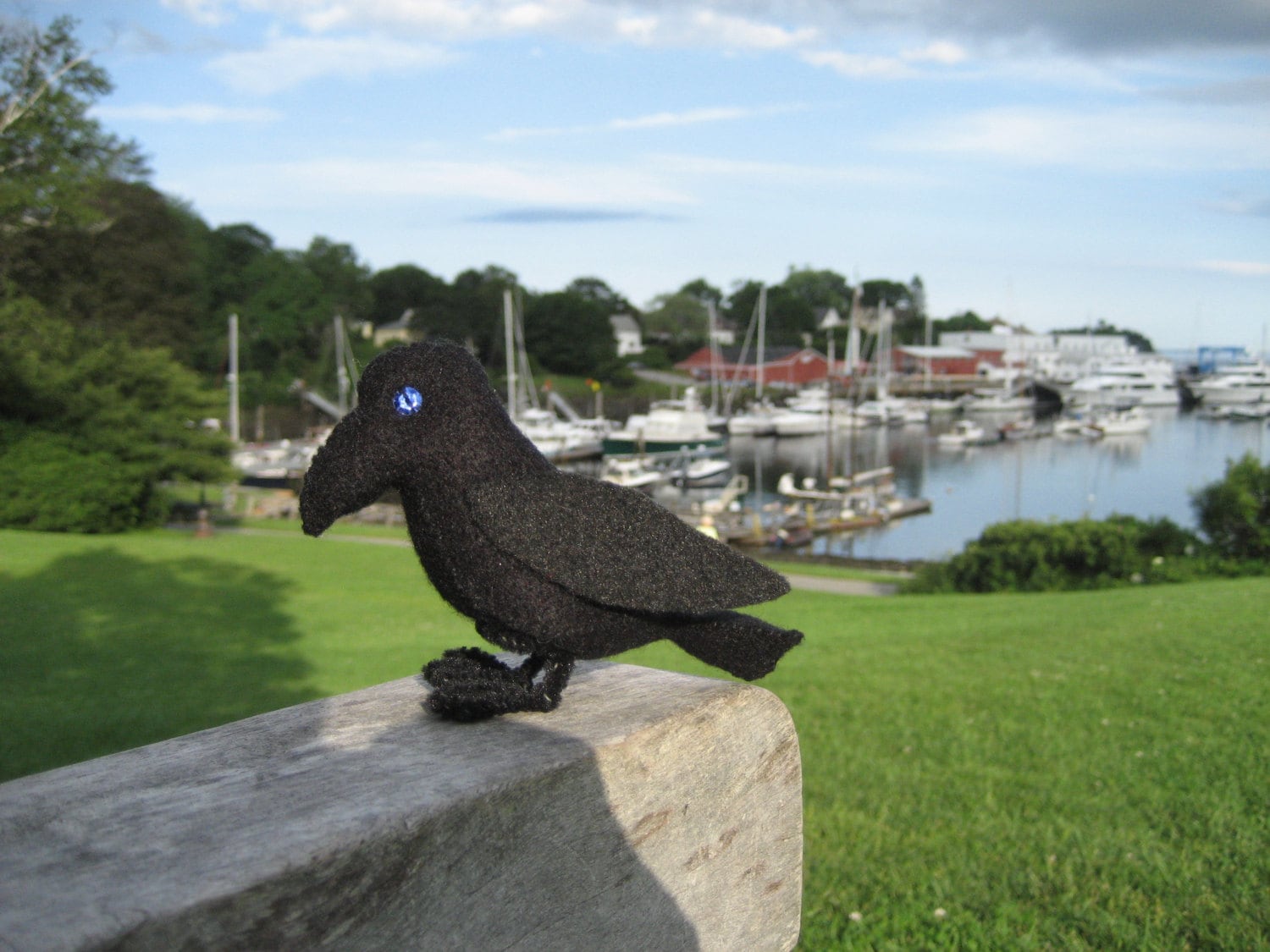 Nevermore Raven Felt Sewing Pattern Pdf Download - Etsy