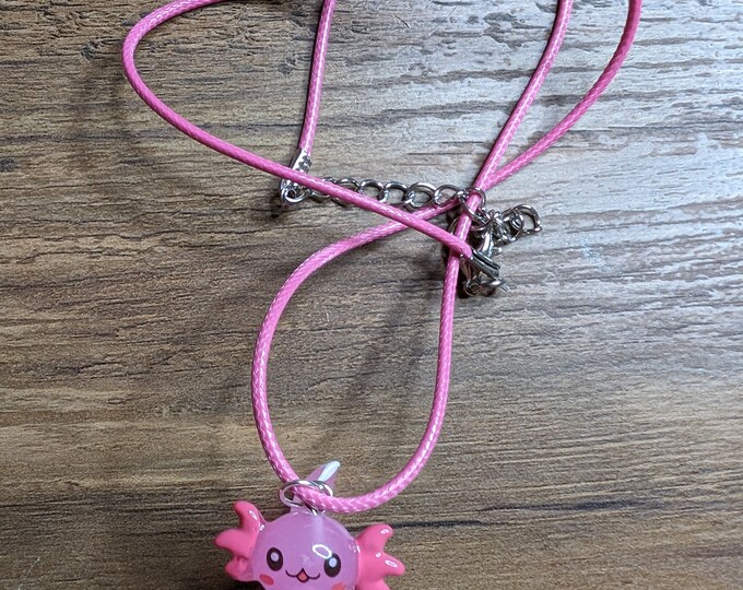axolotl pendant necklaces