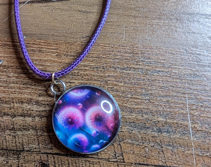 Dandelion Galaxy Necklace