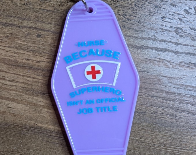 nursing luggage tag keychains