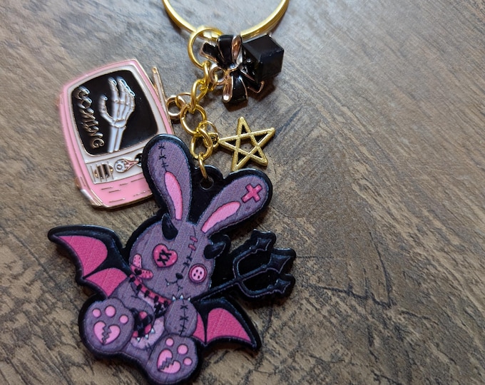 creepy creatures keychains