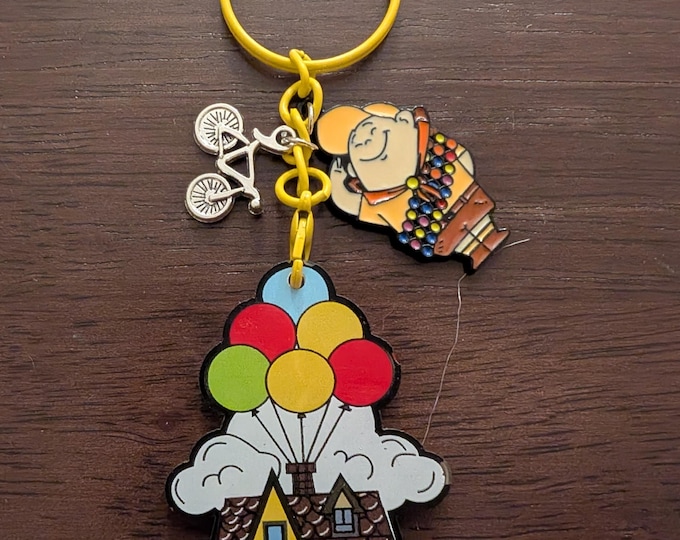 Home in the sky keychain