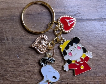 cartoon puppy keychain
