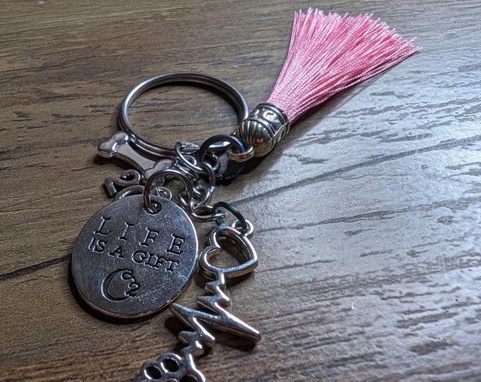 Save the pups keychain