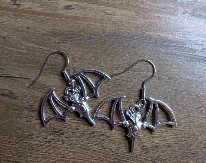Halloween Bat Earrings