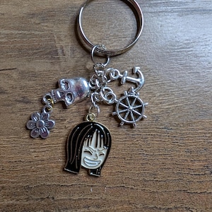 Anime pirate keychain