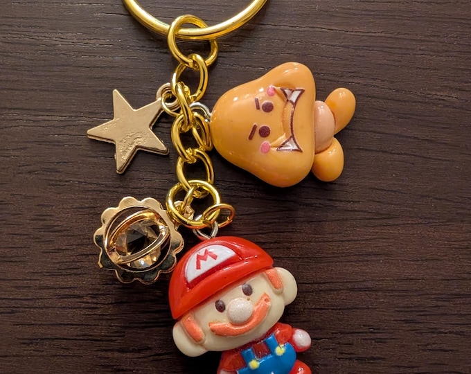 Cartoon man keychain