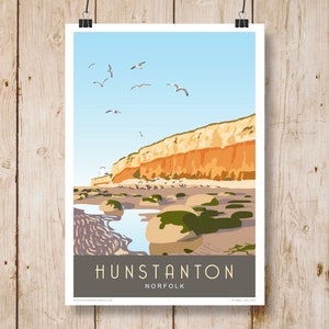 TU52 Vintage Sheringham Norfolk Railway Travel Poster Print A2//A3