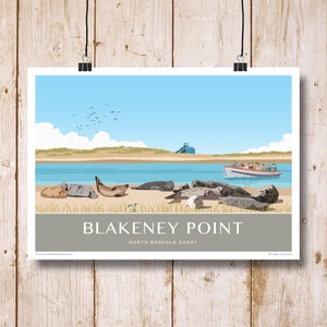Blakeney Harbour Seal Trips, North Norfolk Coast. . Landscape A4, A3, A2 Portrait version available