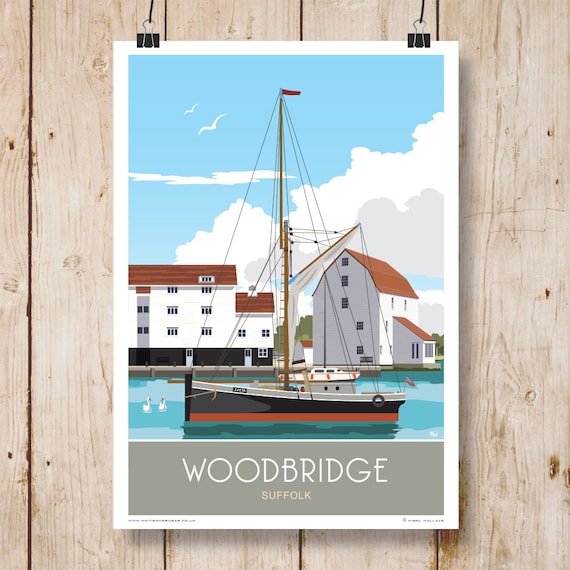 ウッドブリッジ タイド ミル、サフォーク。A4、A3、A2、A1 サンライズ  