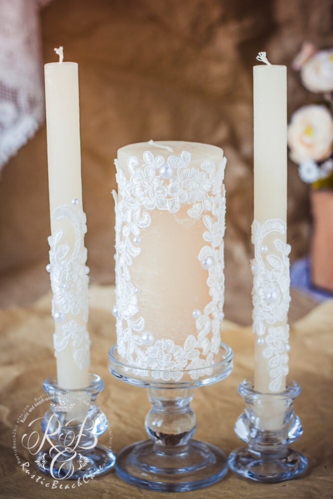 Vintage Unity Candle 7