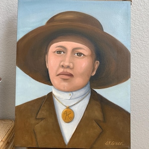 Adventurous Spirit-Original Oil Painting|Portrait of Woman|Art for Women|Contemporary Art