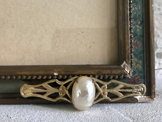 Miriam Haskell Baroque Pearl Brooch 1950s