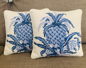 Pineapple Pillows| Williamsburg| 9"x9"