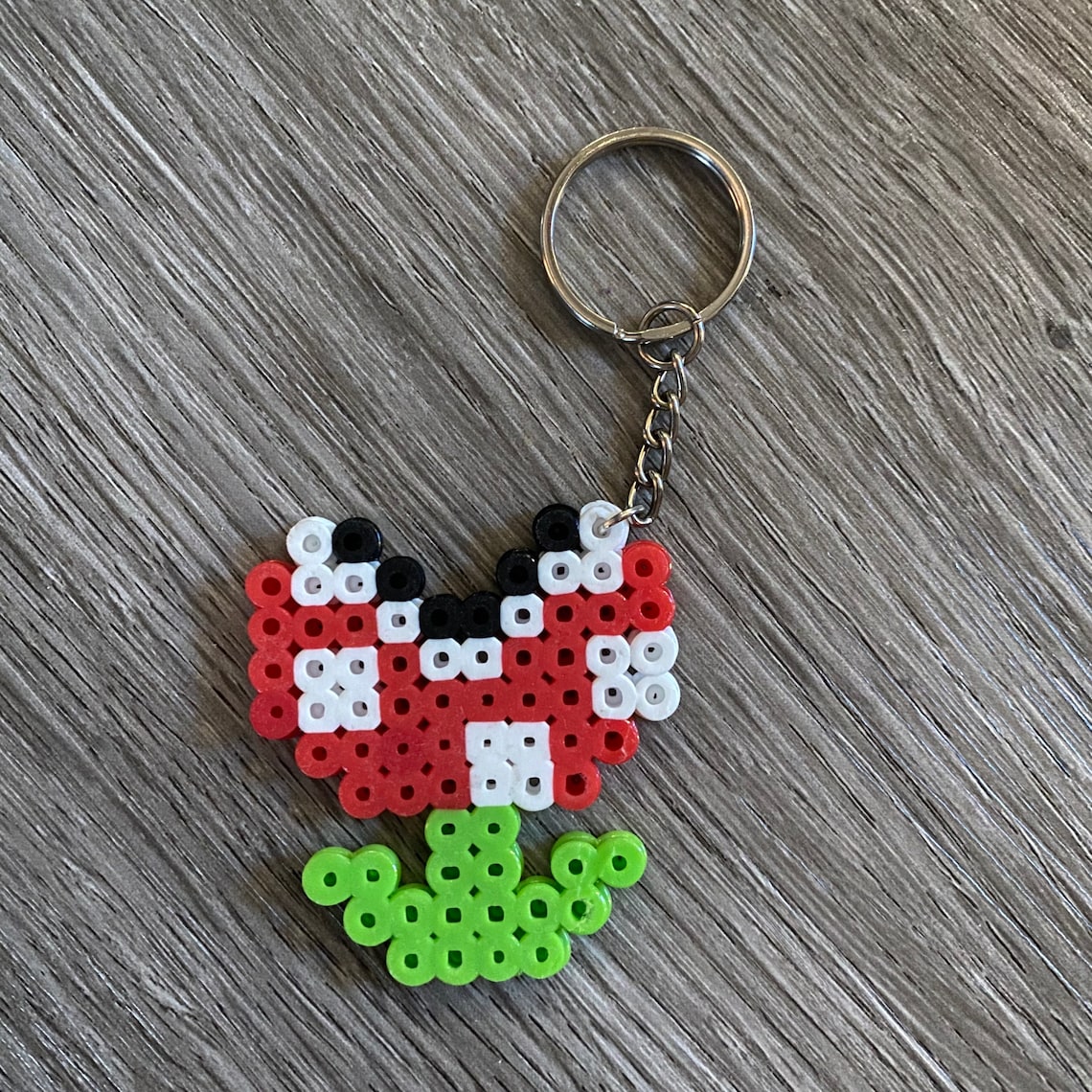 Super Mario Bros. Perler Beads Keychain Zipper Pull Handmade - Etsy UK