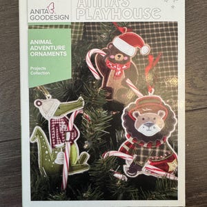 Anita Goodesign Animal Adventure Ornaments Machine Embroidery CD