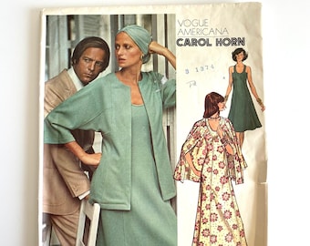 Original pattern, Vogue Americana by Carol Horn, jacket and dress, Vogue 1032